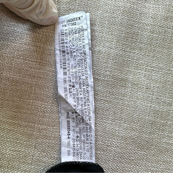 Zara Black Sleeveless Sweetheart‎ Crop Top Size S - Picture 7 of 9